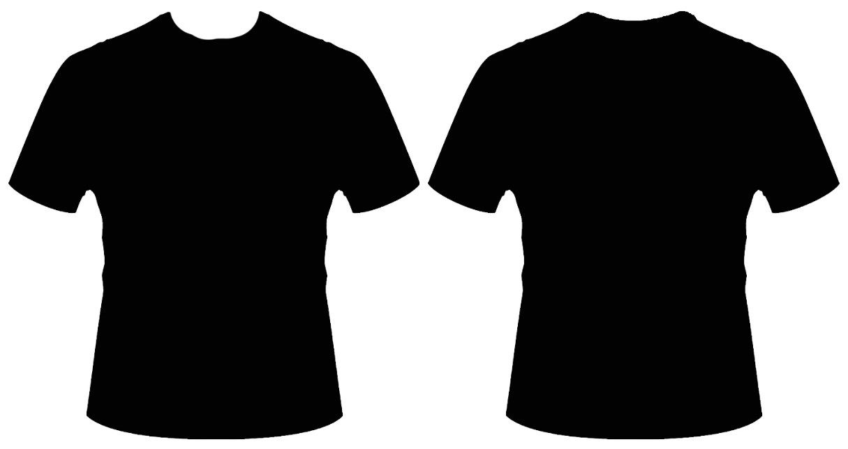 desain baju kaos hitam polos corel

