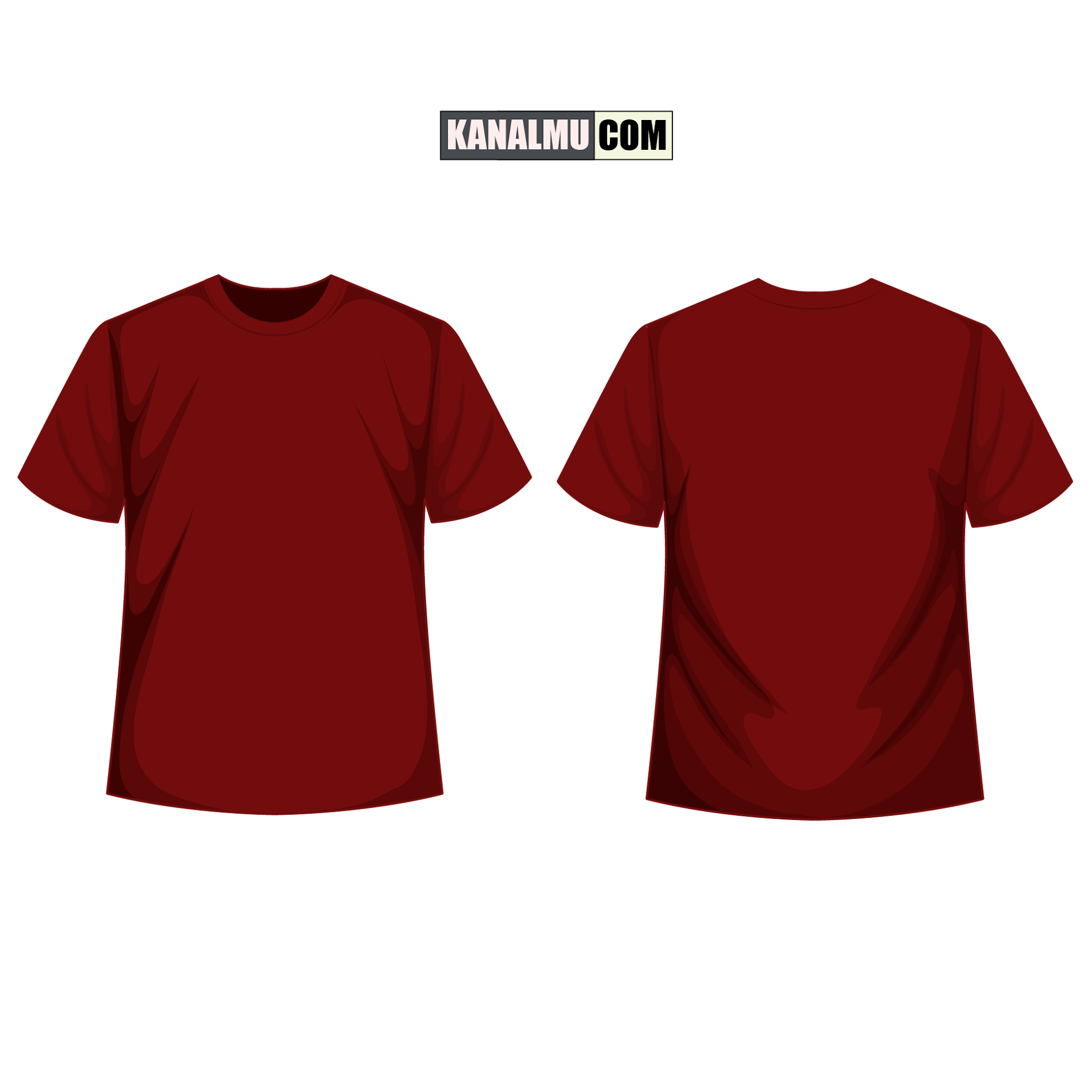 desain baju kaos merah maroon 5 warna
