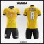 desain kaos futsal warna kuning mas kombinasi hitam
 Hub. 081222555598